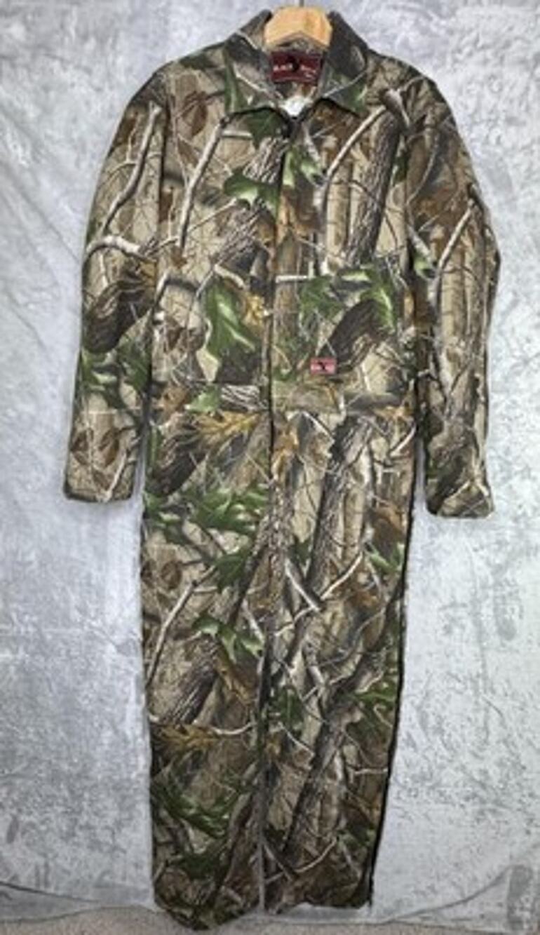 Walls Black Duck Coveralls Mens Medium Regular Camo Insulated Hunting Suit